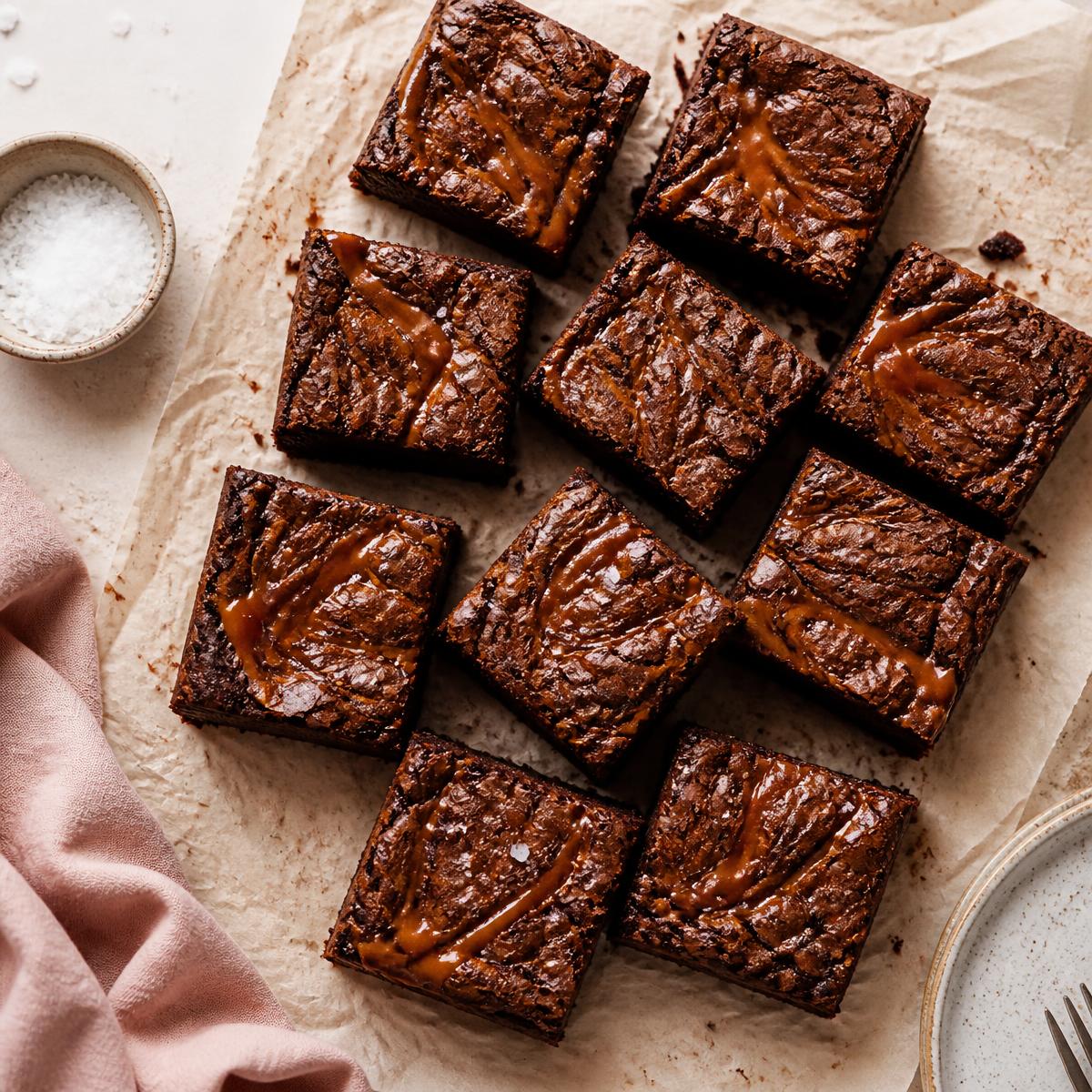 Salted Caramel Brownies